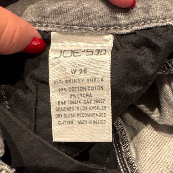 Joe’s Size 28 Gray Jeans - Picture 3 of 4